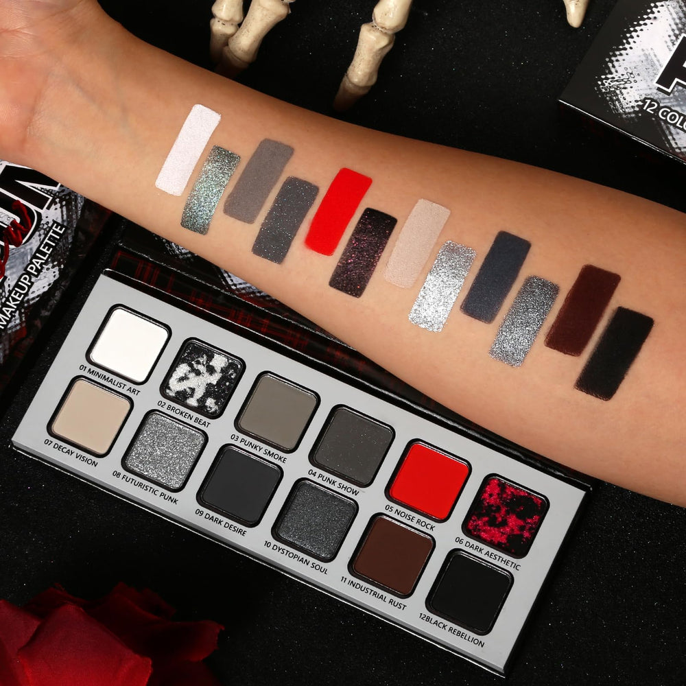 BEUSELF model applying smokey eye for long-lasting stage or party makeup