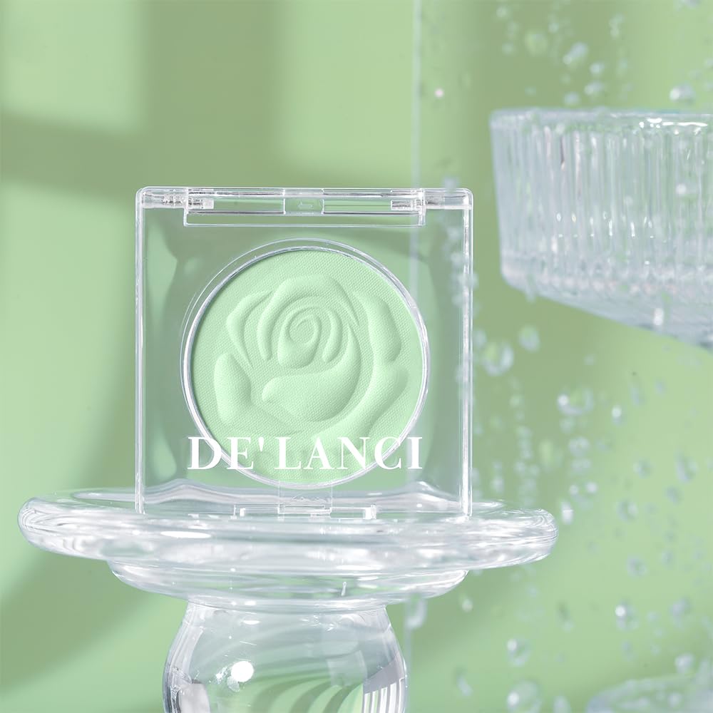 BEUSELF mint green eyeshadow packaging back label showing ingredients and application tips