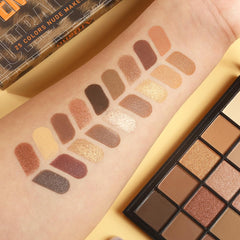 BEUSELF open palette on vanity with brushes showing everyday use convenience
