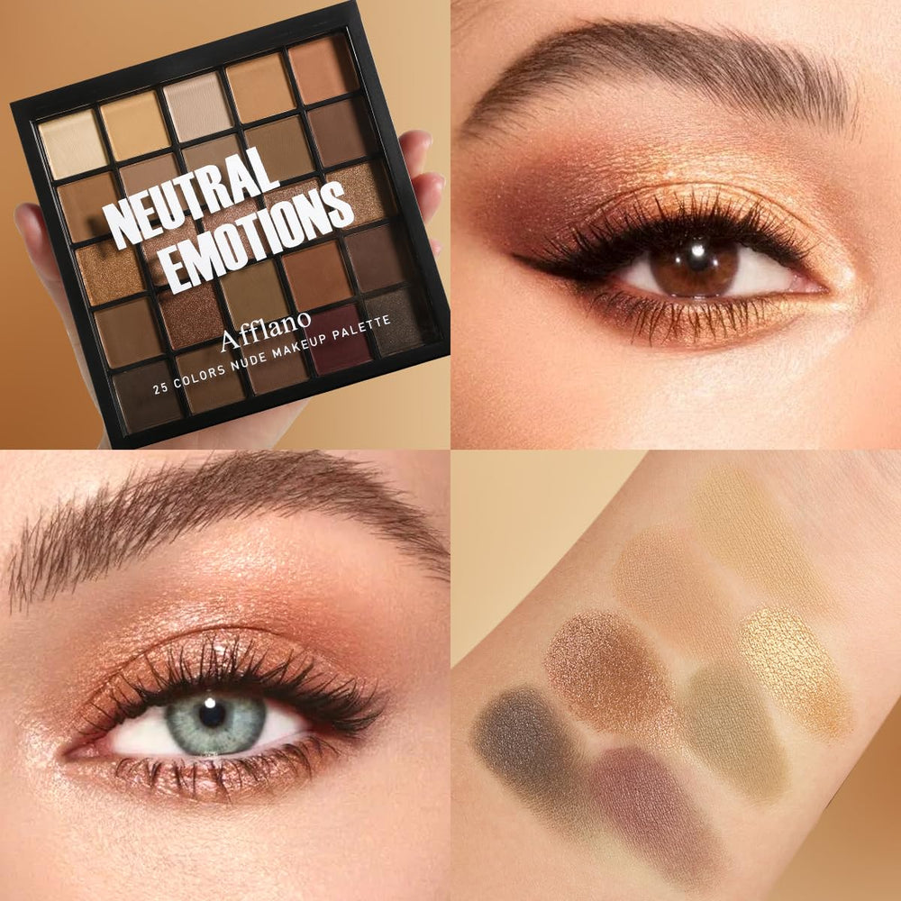 BEUSELF shimmer shade applied on lid adding reflective highlight and dimension