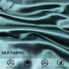 Beutyme satin fabric texture close-up offering smooth low-friction benefit