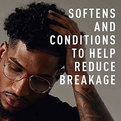 Bevel conditioner cream texture on palm showing rich, hydrating consistency