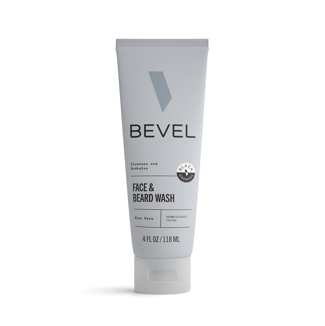 Bevel front bottle showing label and clean design for easy identification and use