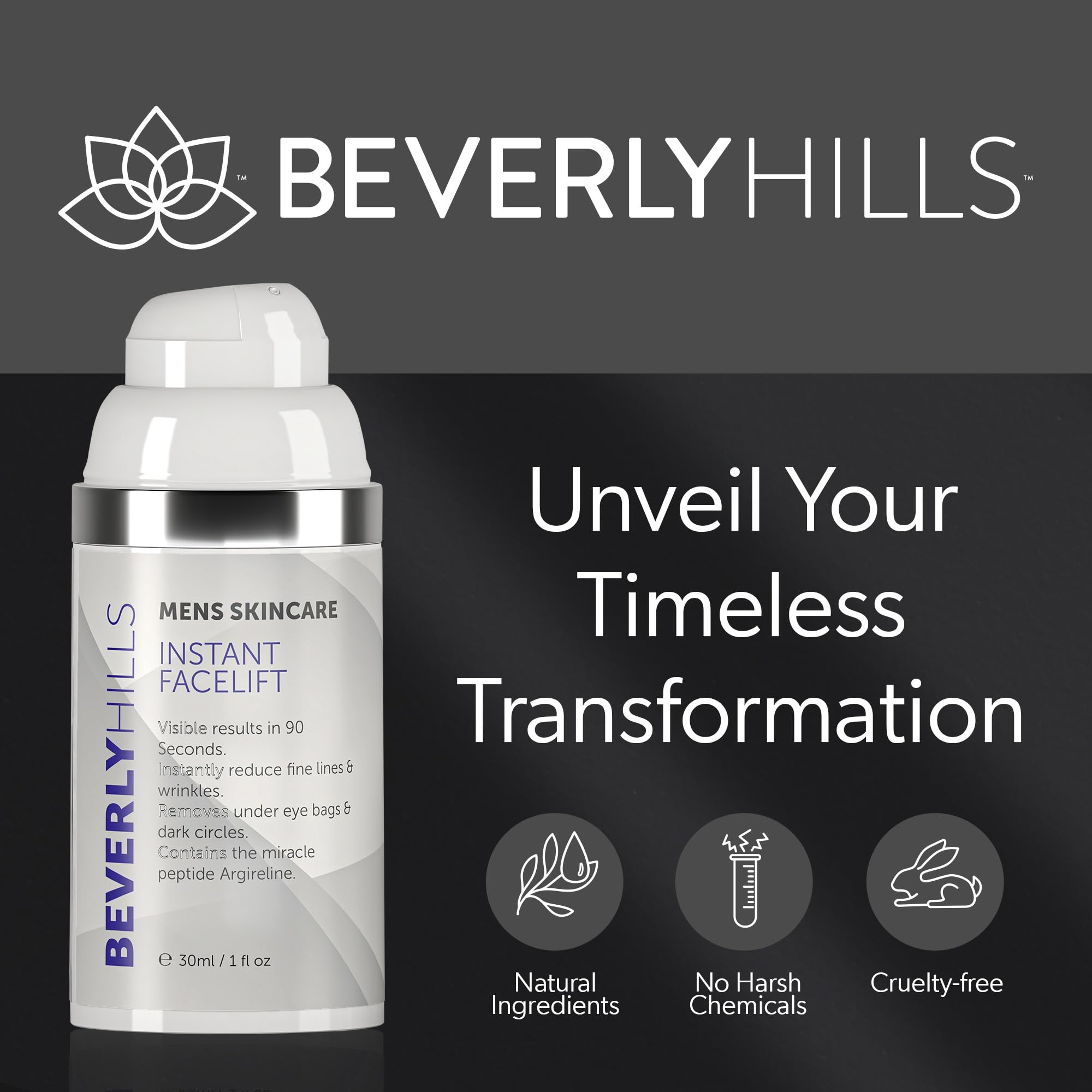 Beverly Hills travel kit staged in a toiletry bag for convenient on-the-go use