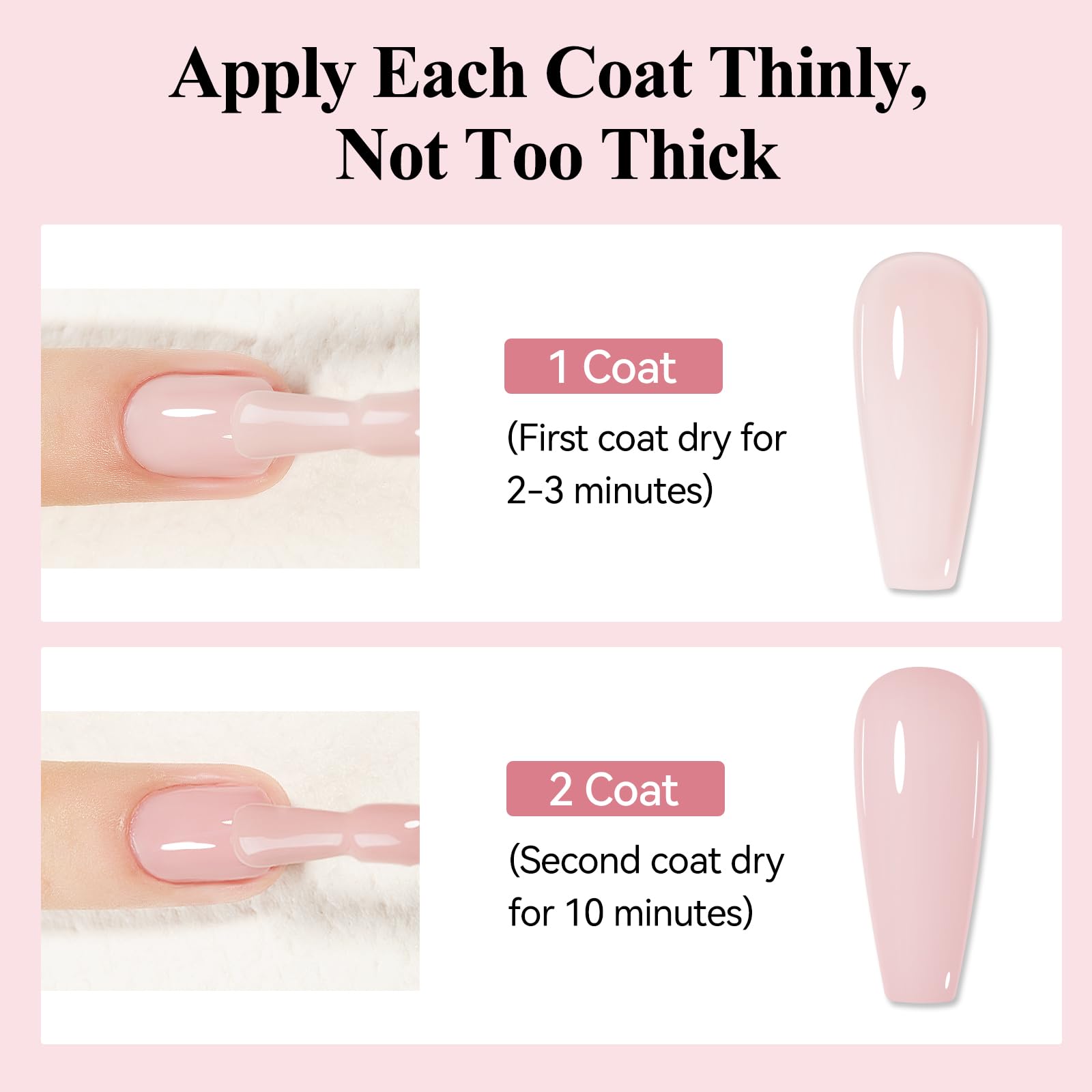 Bevimee rounded brush close-up for smooth, precise application