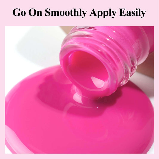 Bevimee brush close-up applying smooth strokes for easy control