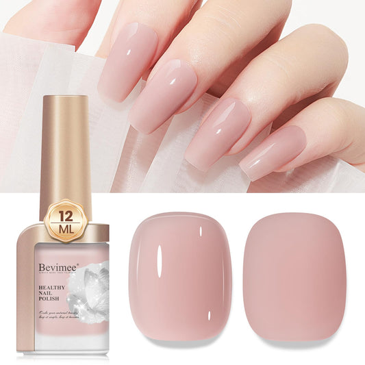 Bevimee front bottle showing nude shade and easy-identify packaging for fast pick