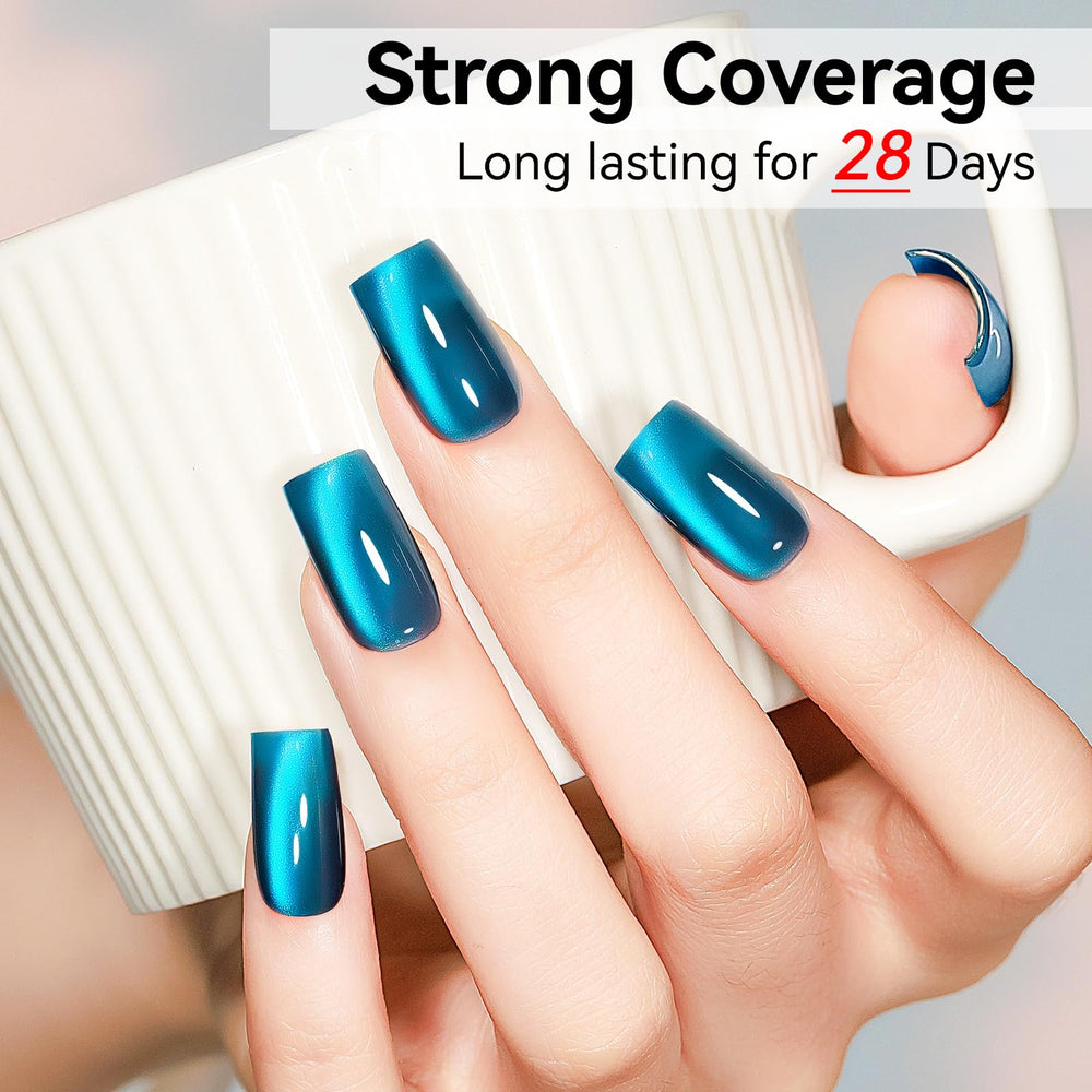 bevimee swatch nail wheel showing teal variations for design choice benefit