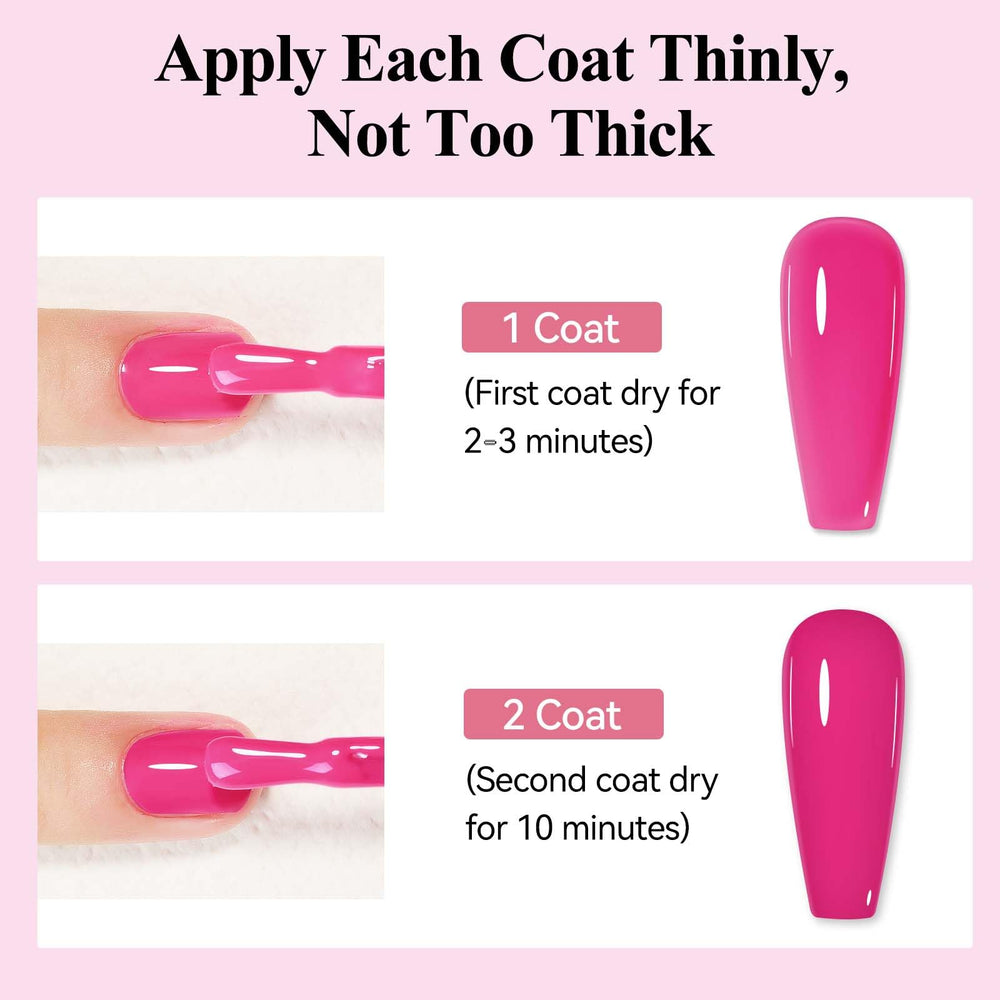 Glossy texture drop of Bevimee polish highlighting high-shine formula