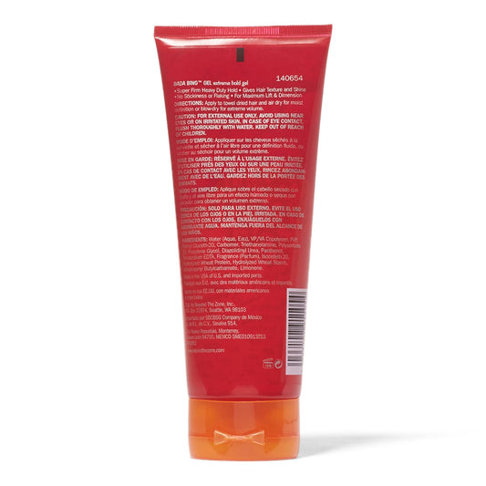 Beyond the Zone Bada Bing gel texture close-up displays glossy gel for strong styling