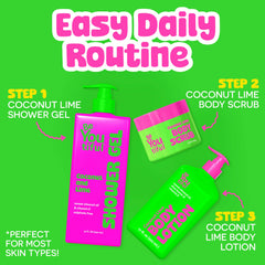 BeYoutiful bottle in hand indicating 17oz family-size convenience