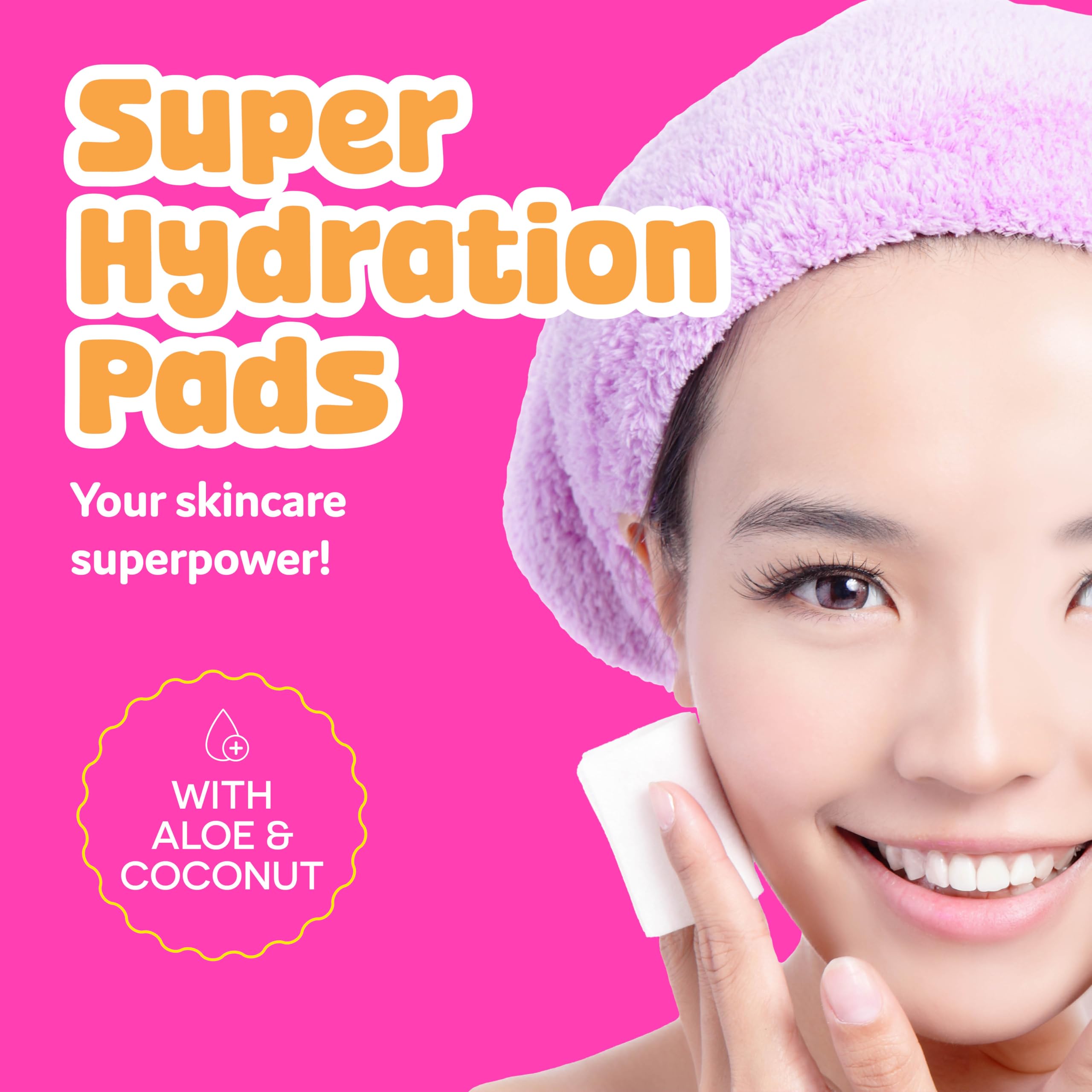 BeYoutiful pad close-up texture soaked with serum for gentle moisture