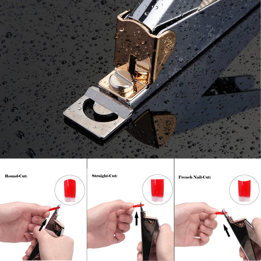 BEZOX close-up of sharp blade edge for precise, clean nail cuts