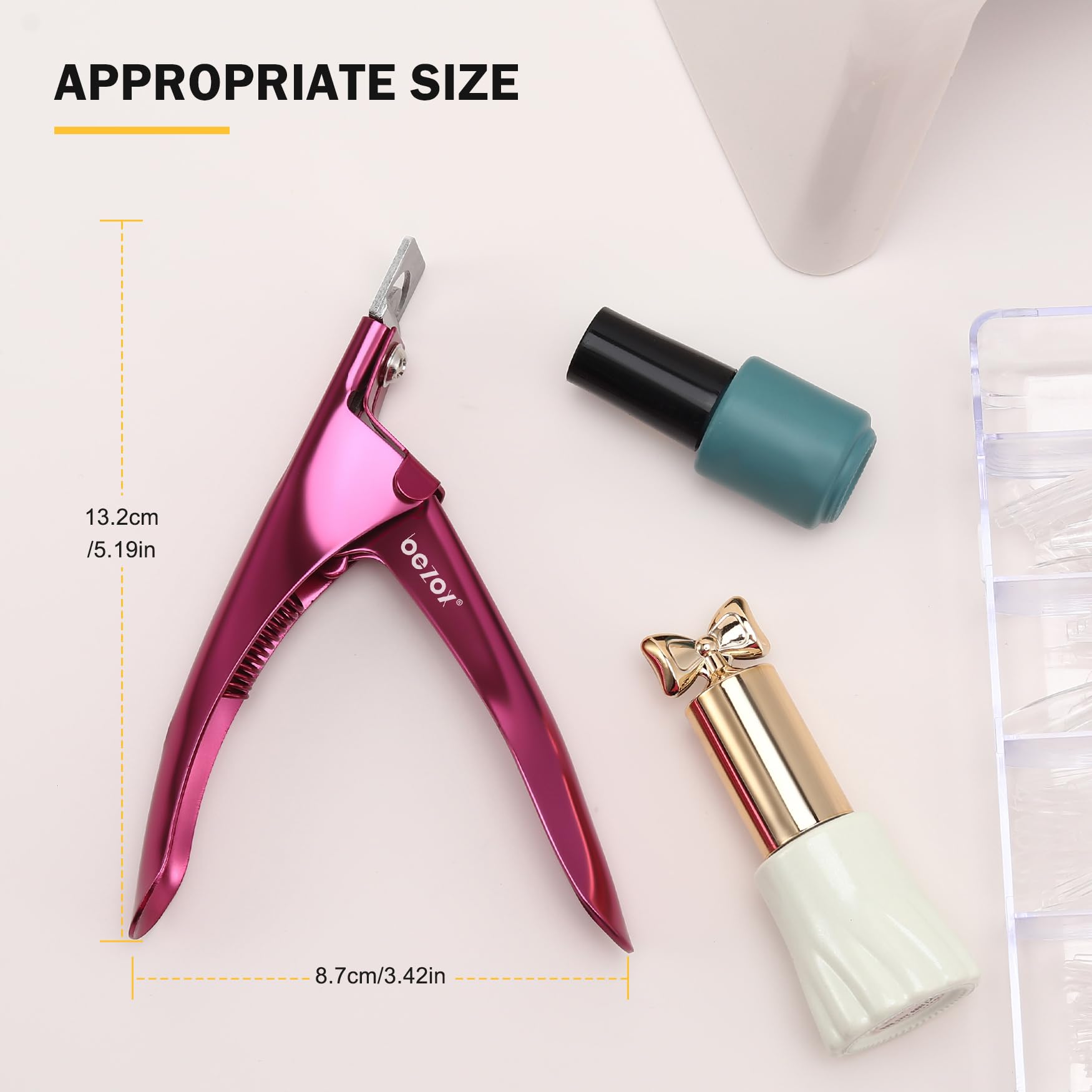 BEZOX held in hand showing scale and ease of control during use