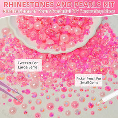 bezztito tweezers and adhesive displayed for precise gem placement