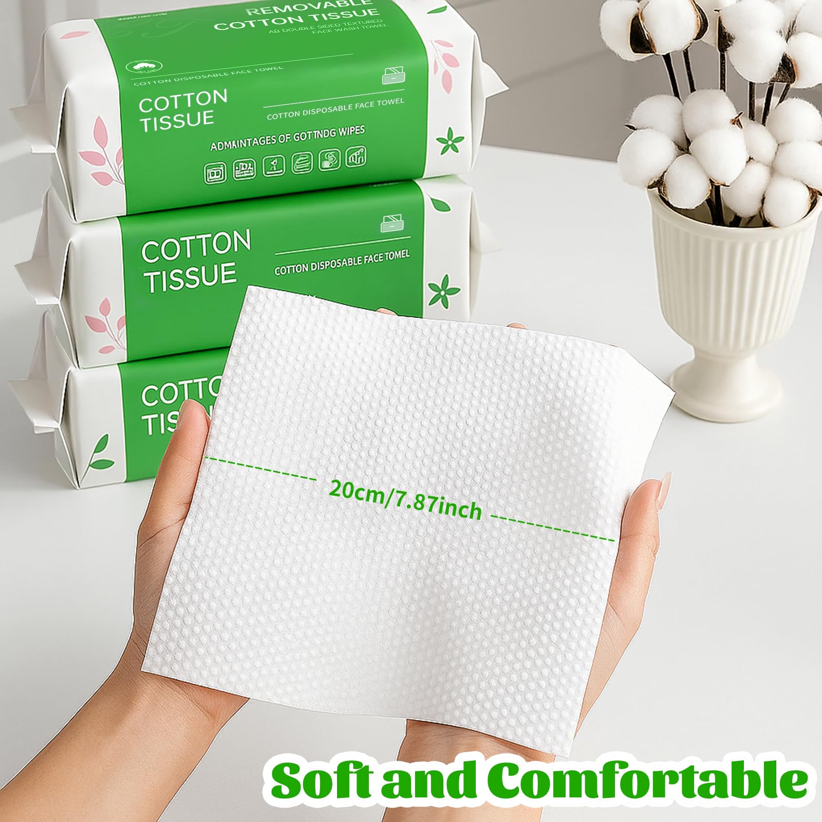 BFHKXW smooth side detail for gentle wiping, ideal for sensitive skin