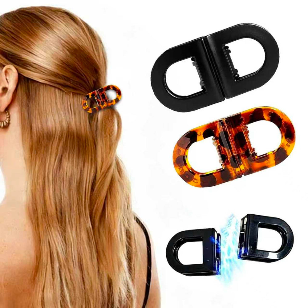 BFRAHD front packaging showing two creaseless magnetic hair clips, durable convenience