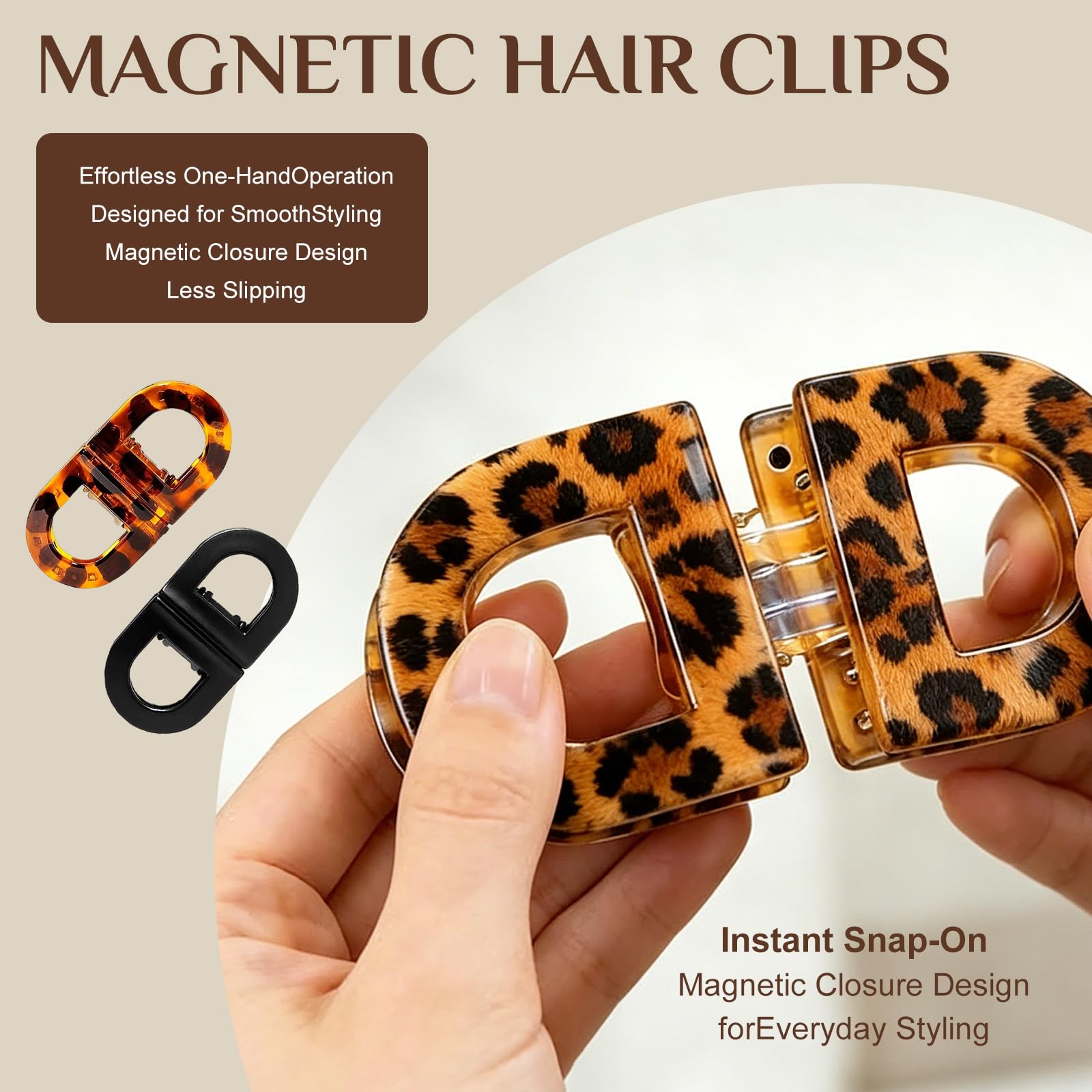 BFRAHD woman wearing clip during commute for long-lasting hold benefit