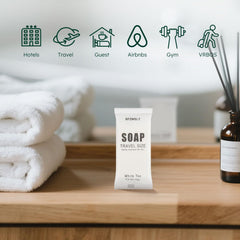 BFZMSLY soap on bathroom dish illustrating guest-ready presentation benefit