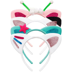 Bgfhna front packaging showing four cat ear headbands and gift-ready presentation