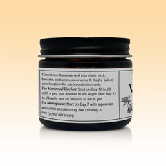 BGYVNU wild yam cream on a nightstand suggesting nightly routine to reduce night sweats