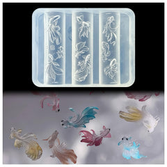 BHCCXZ fish mold front view showing clear fish cavities and easy handling benefit