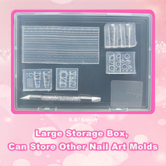 BHCCXZ lifestyle nail artist workstation showing portable set used for custom designs