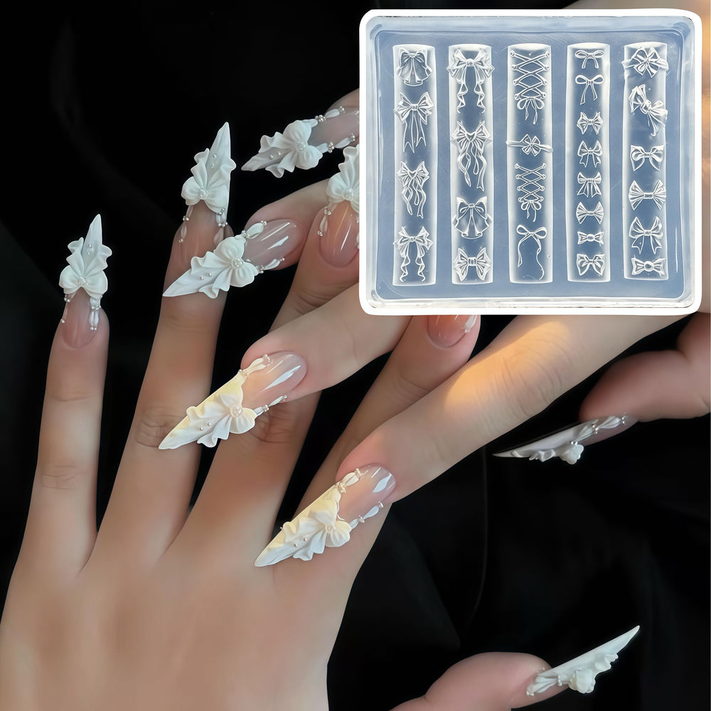 BHCCXZ molds with cured resin decorations demonstrating glossy finish