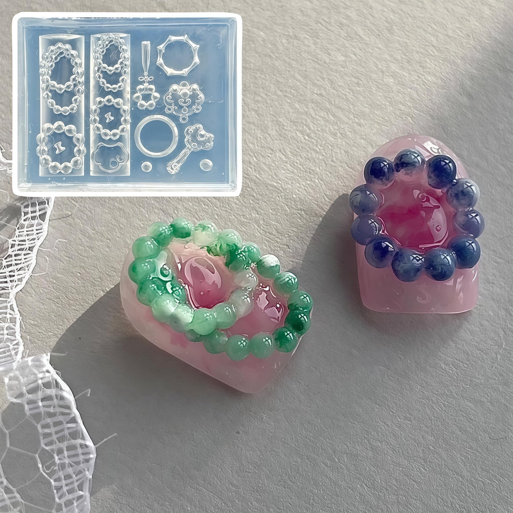 BHCCXZ size comparison next to coin showing compact molds fit small craft kits