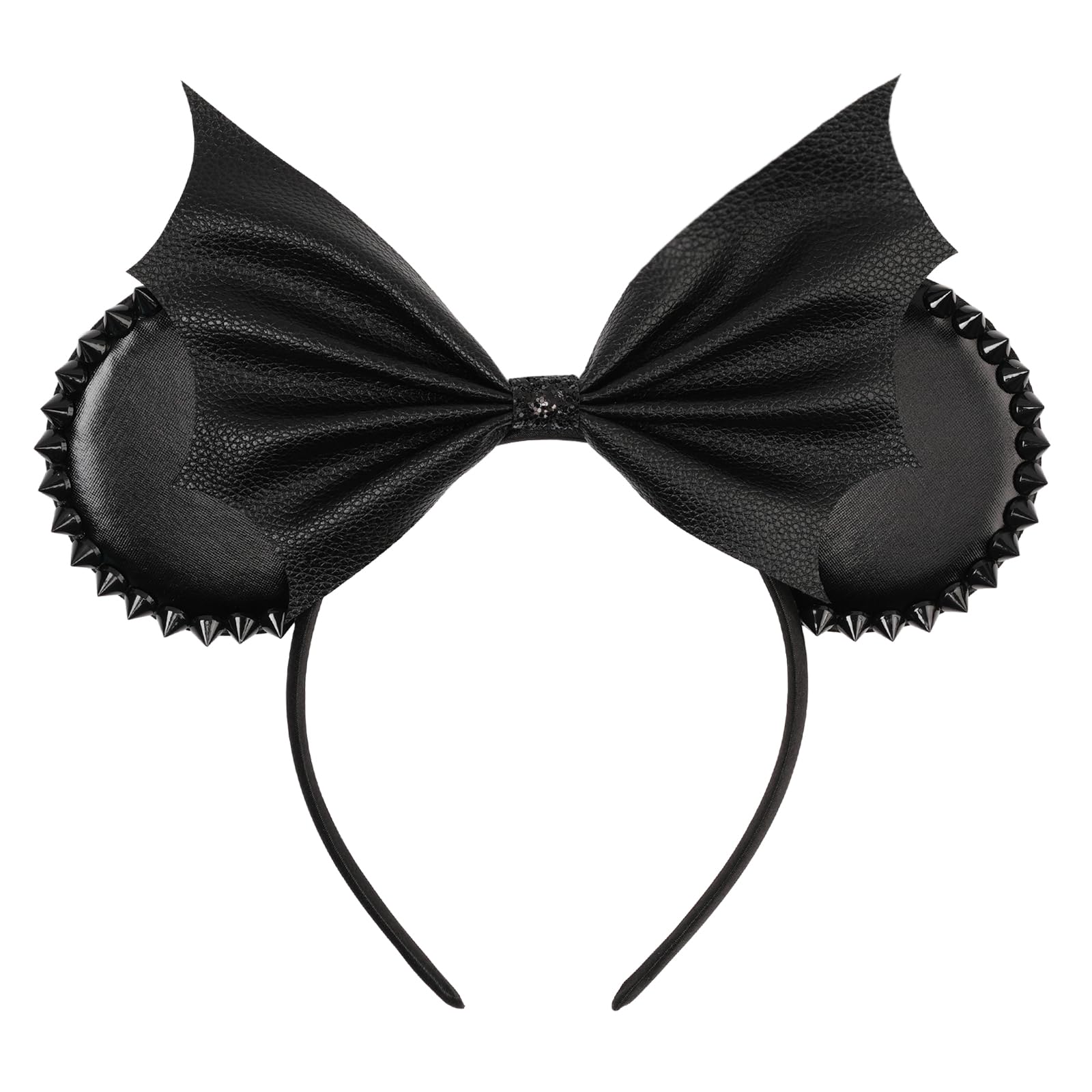 bianbaistar front view of headband showing bold silhouette and instant style upgrade
