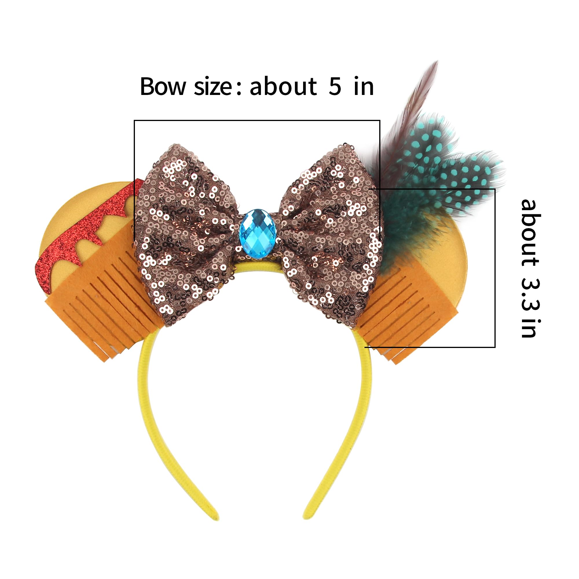 bianbaistar worn at theme park for photo-ready tropical accessory