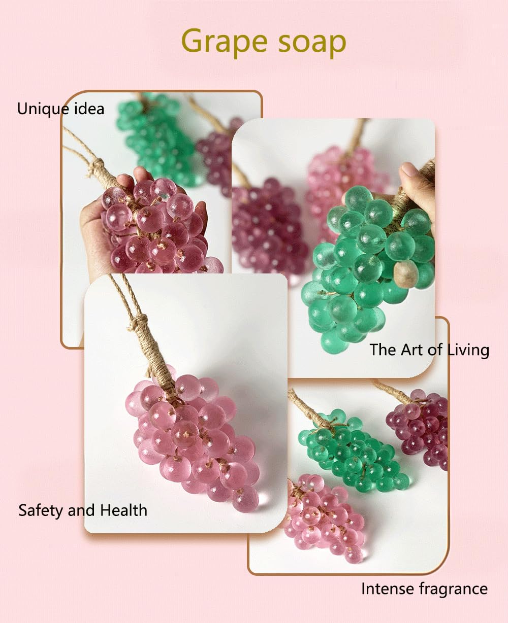BIBOBIYB grape cluster beside coin for scale demonstrating compact, display-friendly size