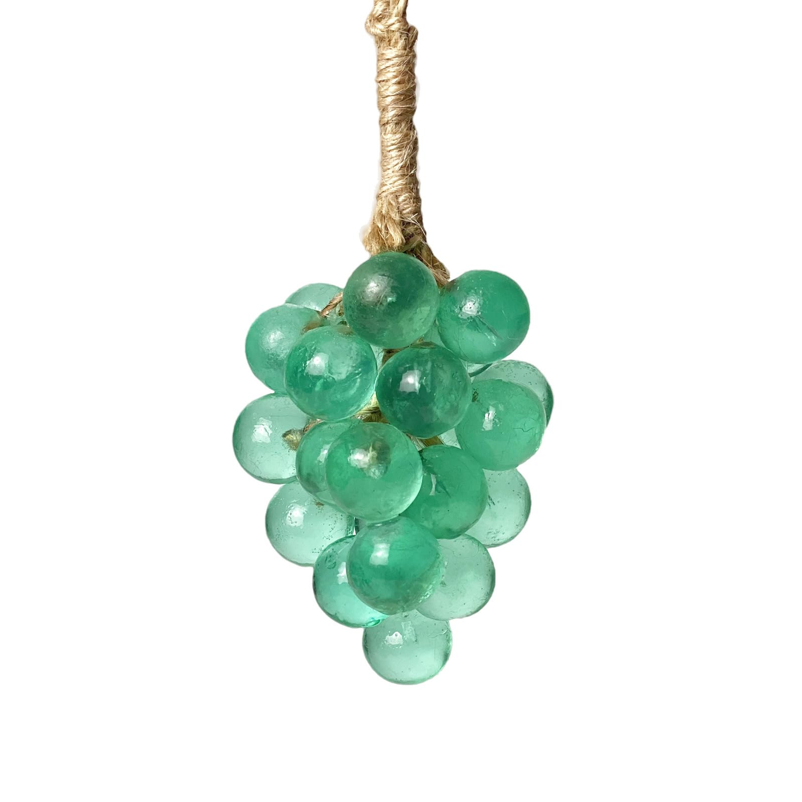 BIBOBIYB front view grape soap on rope shows decorative cluster and easy hanging benefit