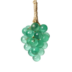 BIBOBIYB front view grape soap on rope shows decorative cluster and easy hanging benefit