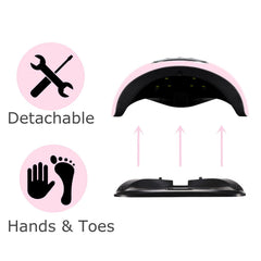 BIGBEAR size comparison with hand to show portability and travel-friendly design