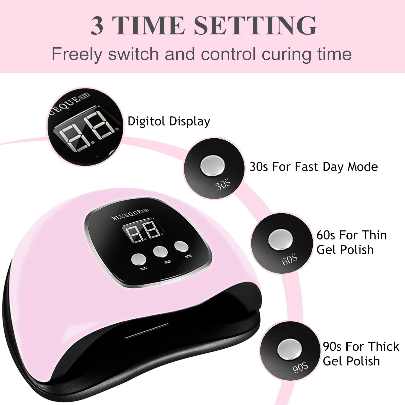 BIGBEAR toenail positioning with detached base offering comfortable foot curing