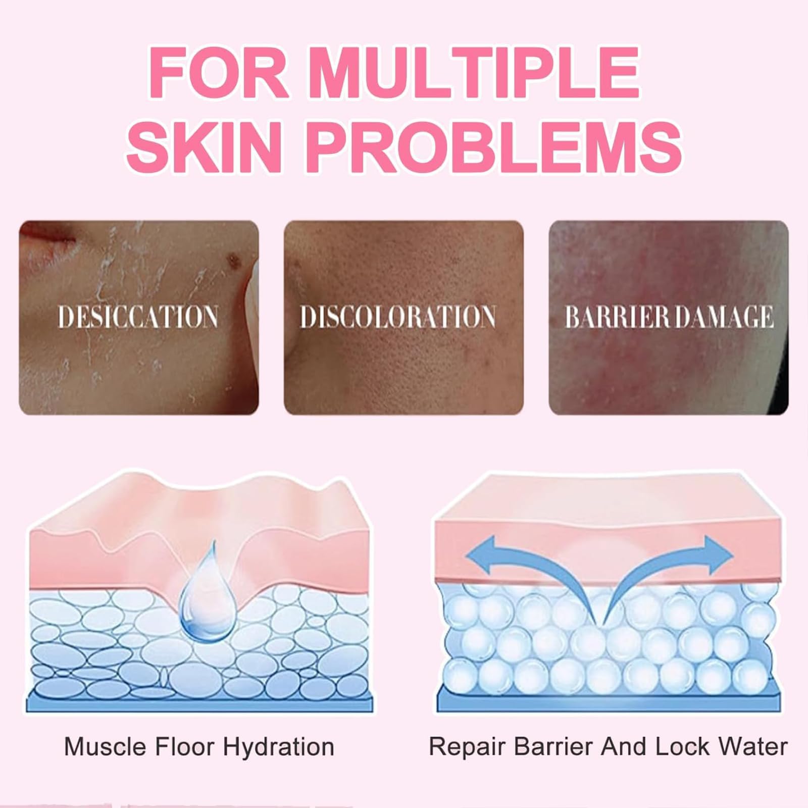 BIGBIO serum texture on skin close-up showing hydration effect