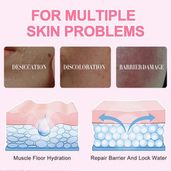 BIGBIO serum texture on skin close-up showing hydration effect