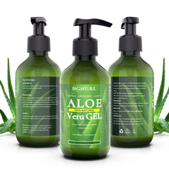 BIGHTURE fresh aloe leaves at farm highlighting natural sourcing benefit