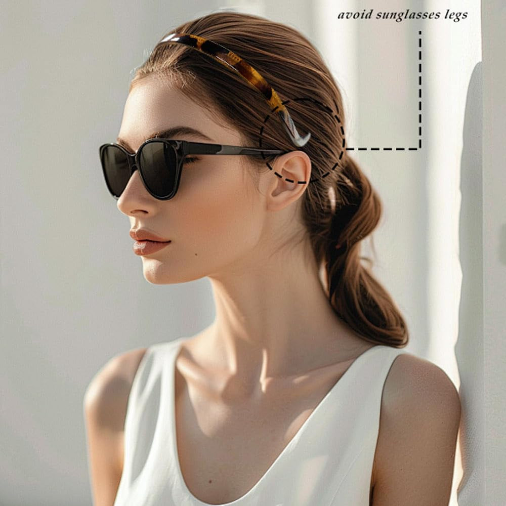 BIKCZEWIN worn with glasses on model, comfortable eyewear compatibility benefit