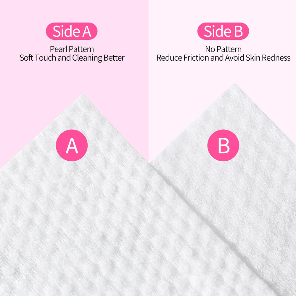 BILIYA towel in use removing makeup offering lint-free, effective cleansing