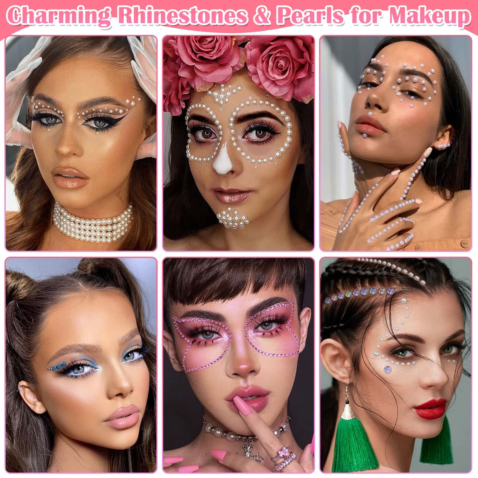 Billbotk applied on festival face demonstrating visible sparkle and hold