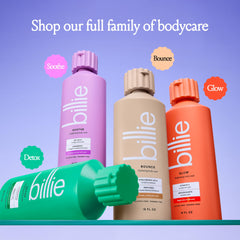 Billie with tangerine and orange blossom visuals conveying uplifting citrus fragrance