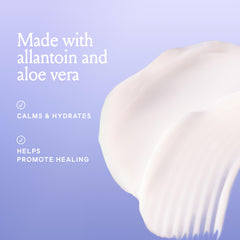 Billie aloe closeup highlighting natural aloe vera for soothing hydration