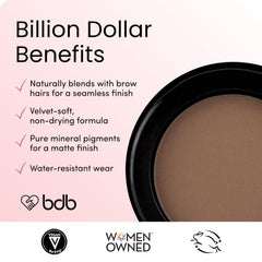 billion dollar brows before and after brows showing fuller natural-looking results