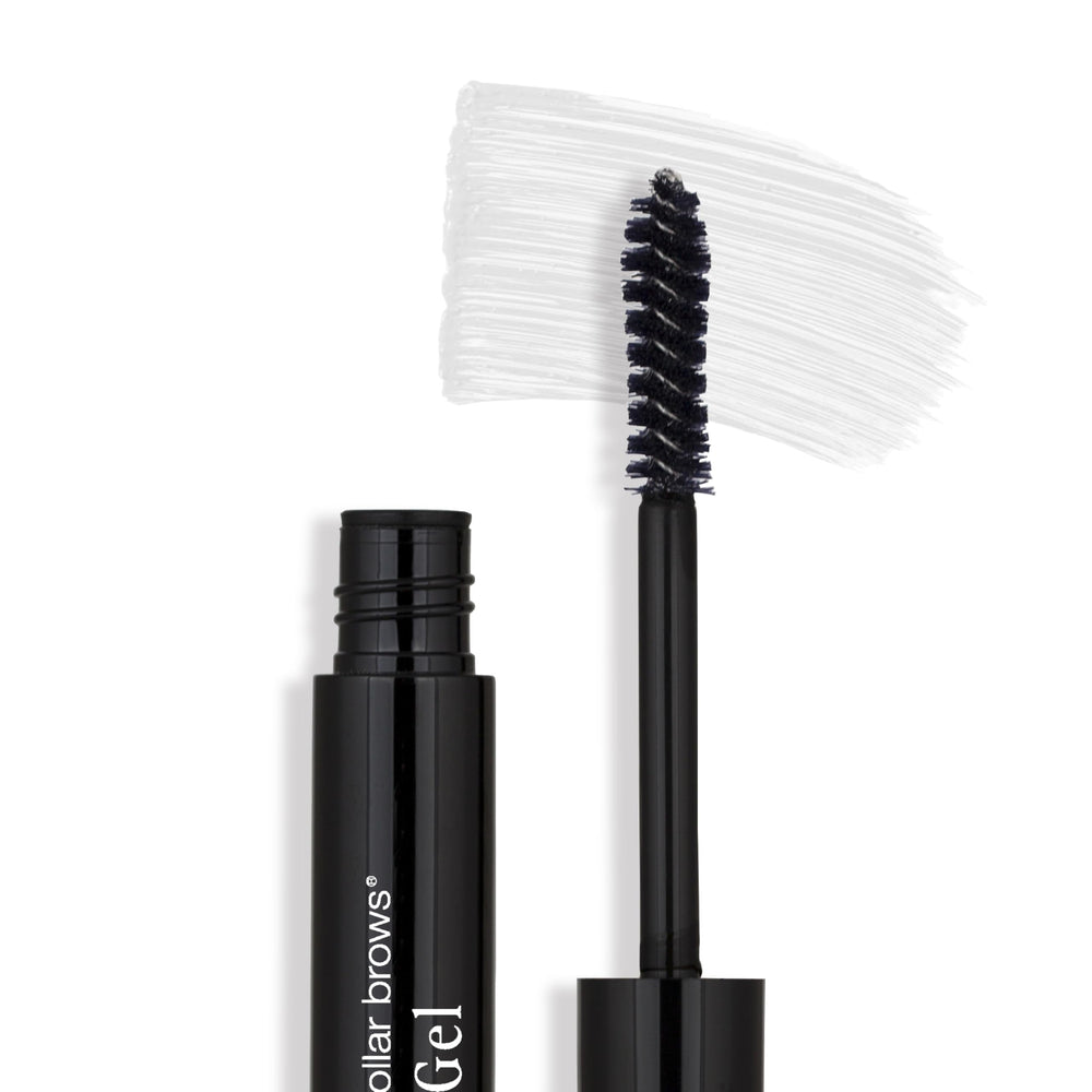 billion dollar brows clear gel spoolie wand detail for precise brow grooming