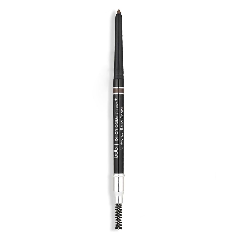 Billion Dollar Brows front packaging showing compact dual-ended pencil benefit