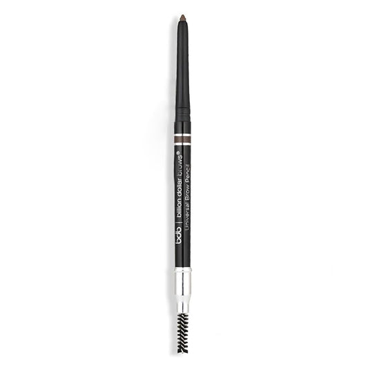 Billion Dollar Brows front packaging showing compact dual-ended pencil benefit