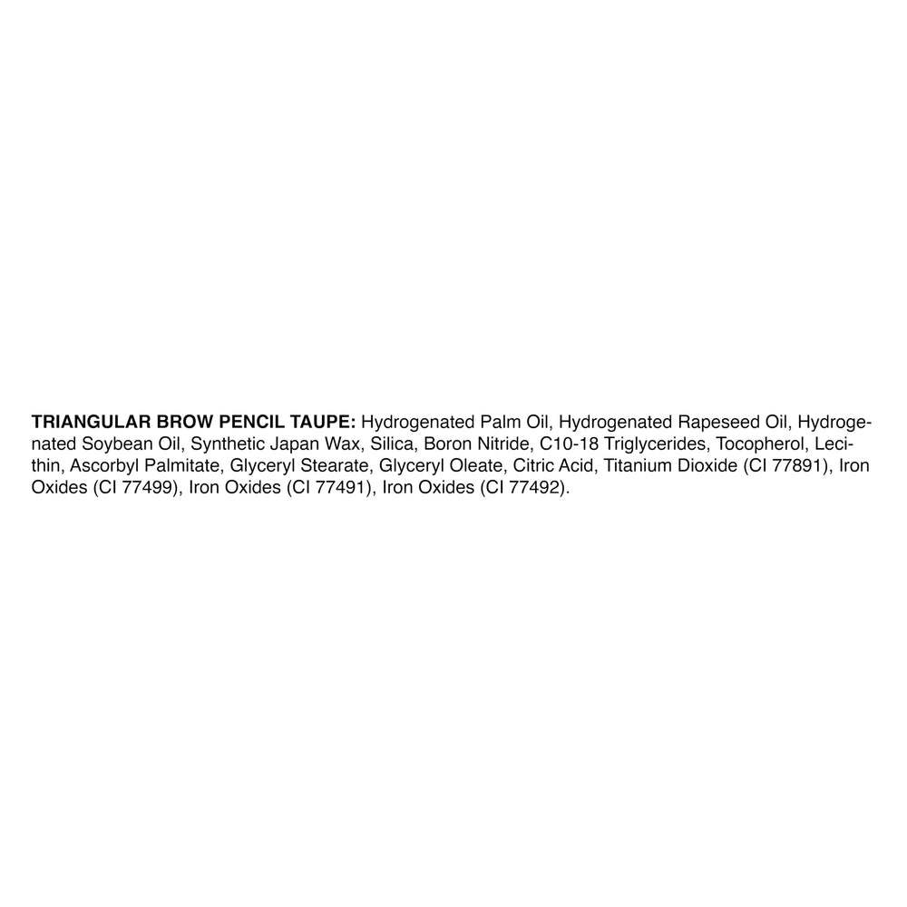 billion dollar brows label and ingredients panel showing vegan cruelty-free benefit