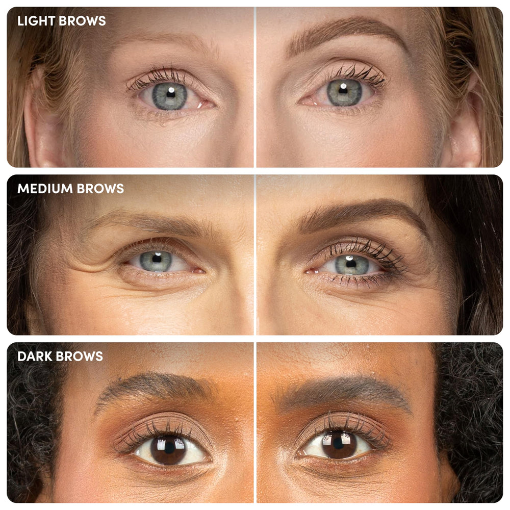 Billion Dollar Brows pencil in hand shows travel-friendly size